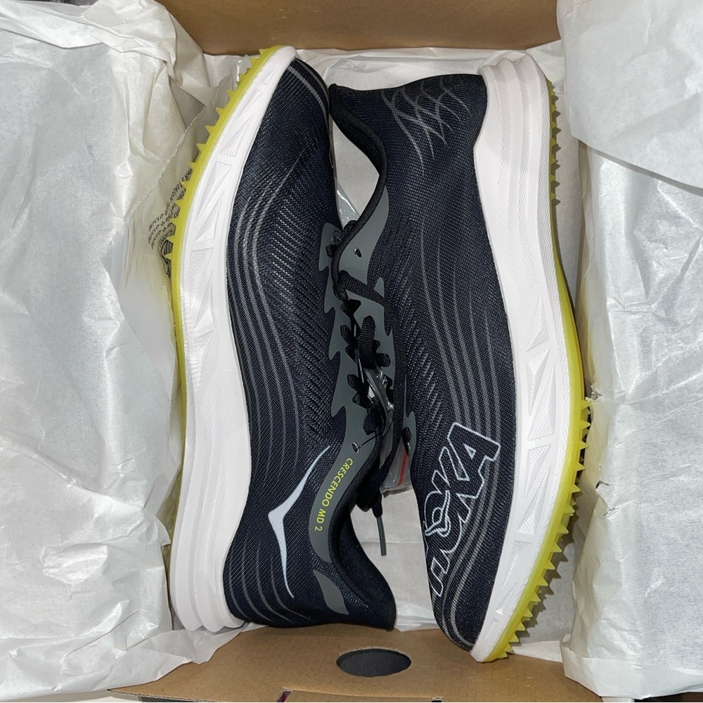 HOKA Men Women Crescendo 2 MD Track and Field Shoes M 9.5 / W 11 - Picture 6 of 7